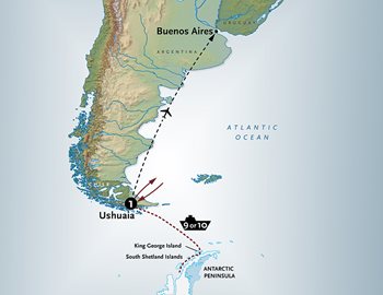 Antarctica Map