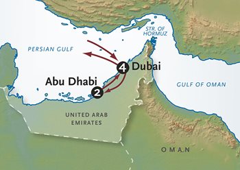 United Arab Emirates Map