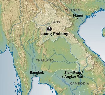 Laos Map