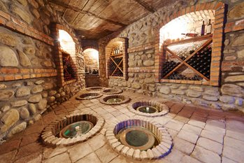 underground cellar for storing wine