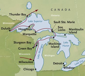 Great Lakes Cruise | Lake Superior Cruise | Milwaukee to Thunder Bay