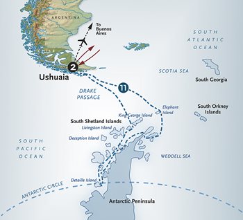 Antarctica Map