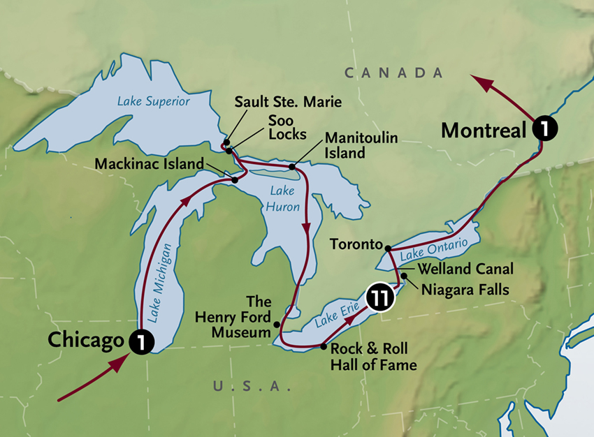 Alexander and Roberts - The Great Lakes - Chicago to Montreal