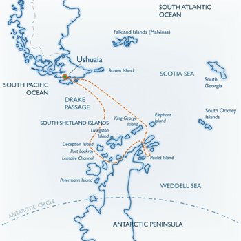 Antarctica Map